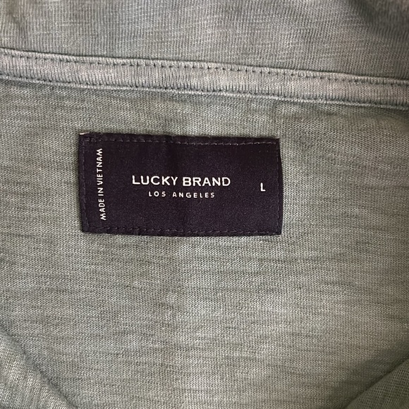 Lucky Brand Men's 100% Cotton Polo, Sz. L. - Picture 2 of 12